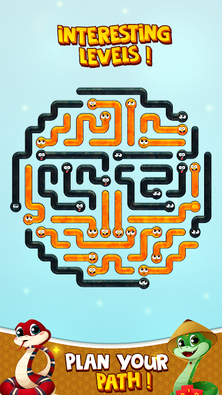 Snake Escape puzzle game screenshot